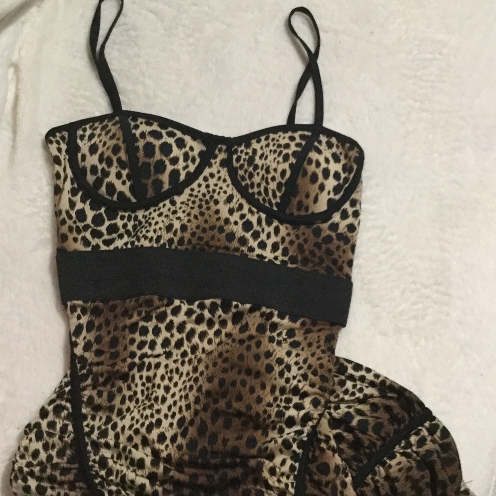 Leopard Mini Dress - Picture 3 of 4