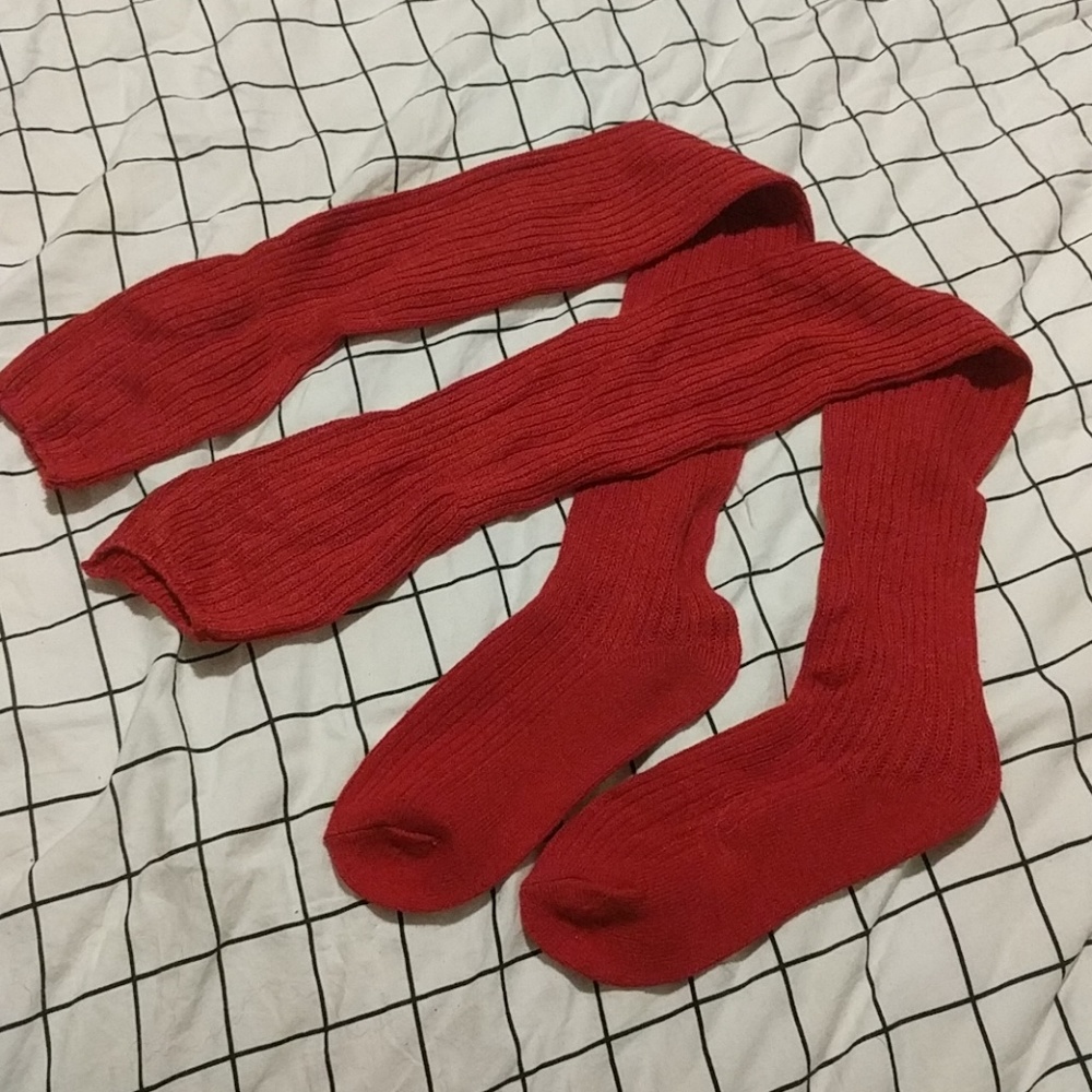 Plus size thigh high socks