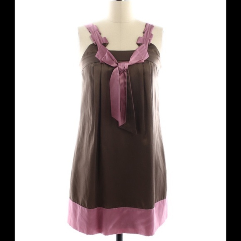 BCBG MAX AZRIA brown and pink Cocktail dress