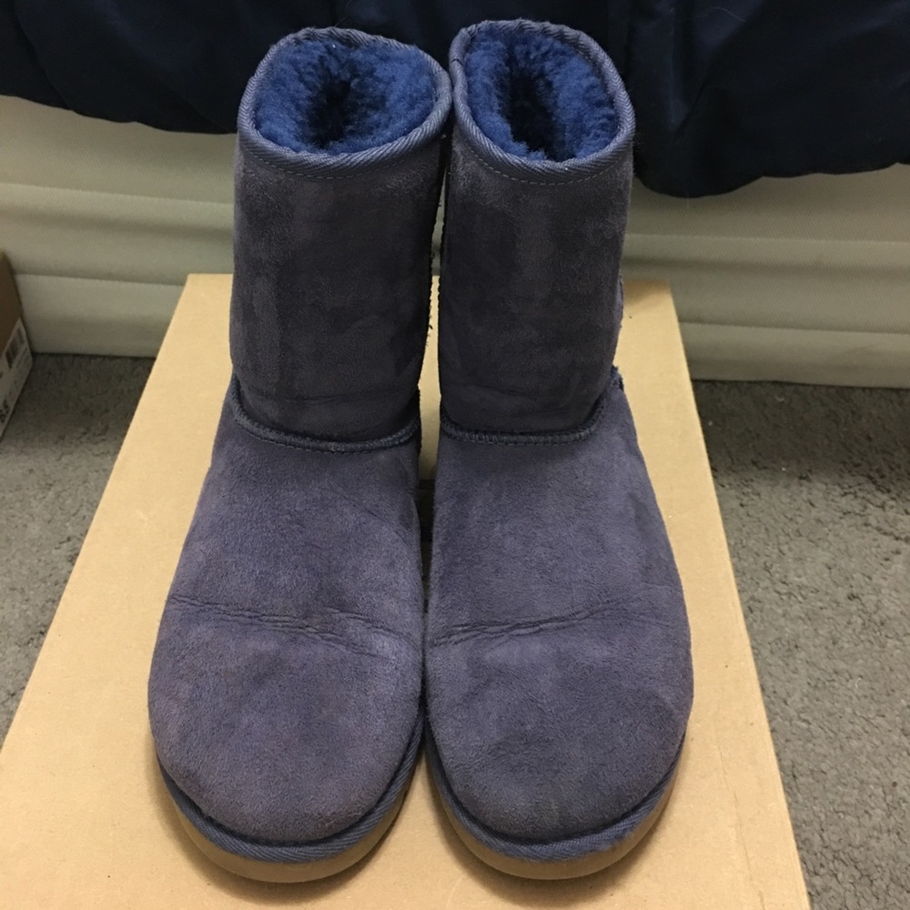 Ugg Women’s Classic Boot in Blue Print