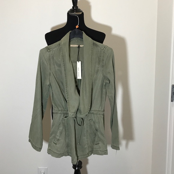 Max Jeans Jackets & Blazers - NWT! Max Jeans military green utility jacket