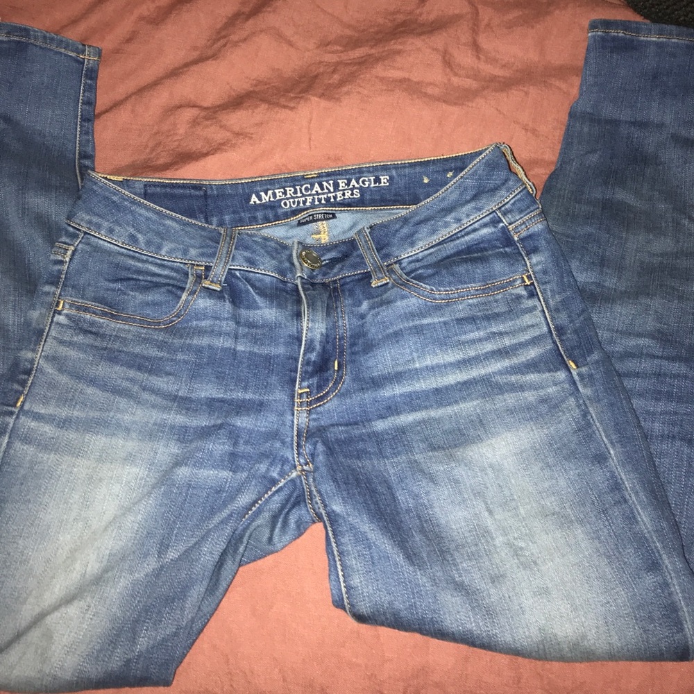 American Eagle mid wash jegging jeans