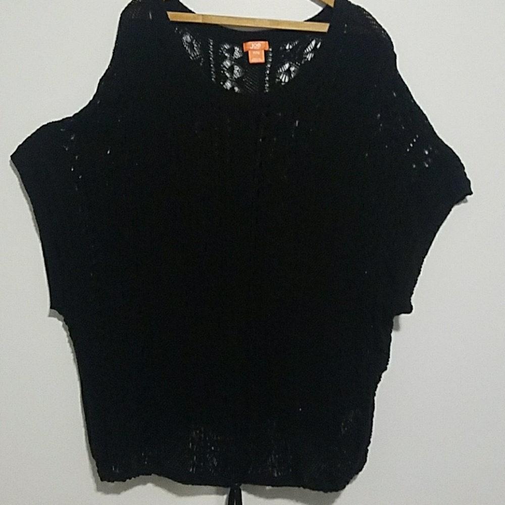 Open weave sweater