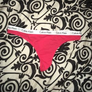Calvin Klein Red Thong - NWOT!!