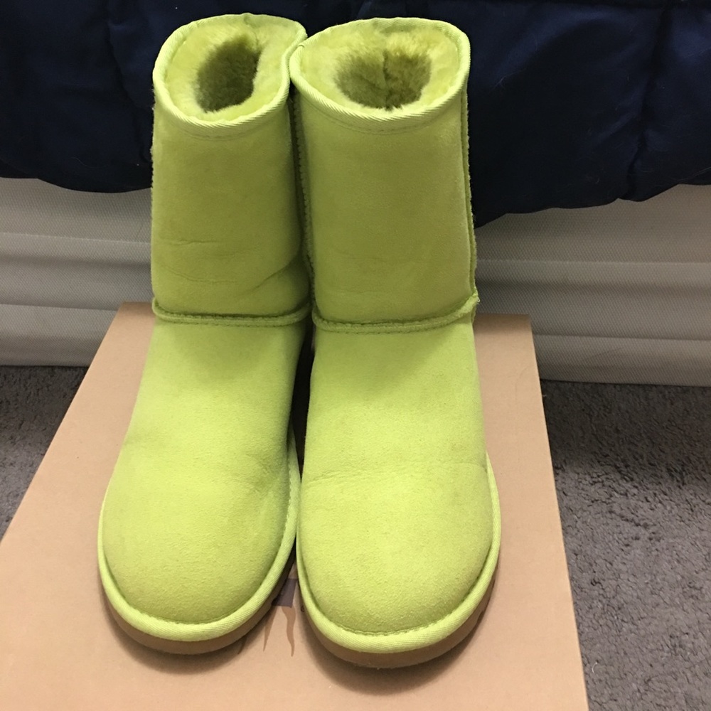 Ugg Women’s Classic Boot in Lime Green