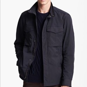 Theory men’s Yost N Fuel jacket in Ink Blue