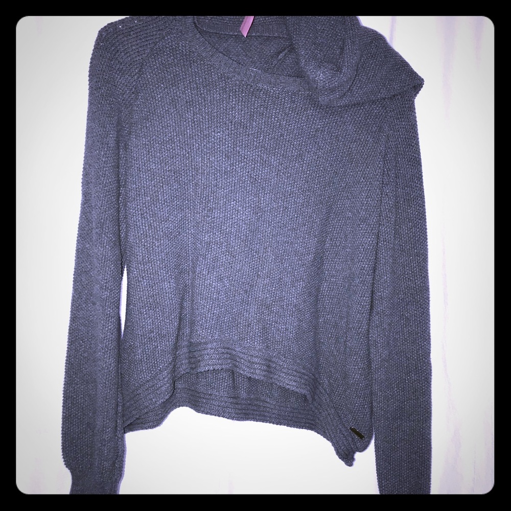 Cream and Grey Element sweater hoodies