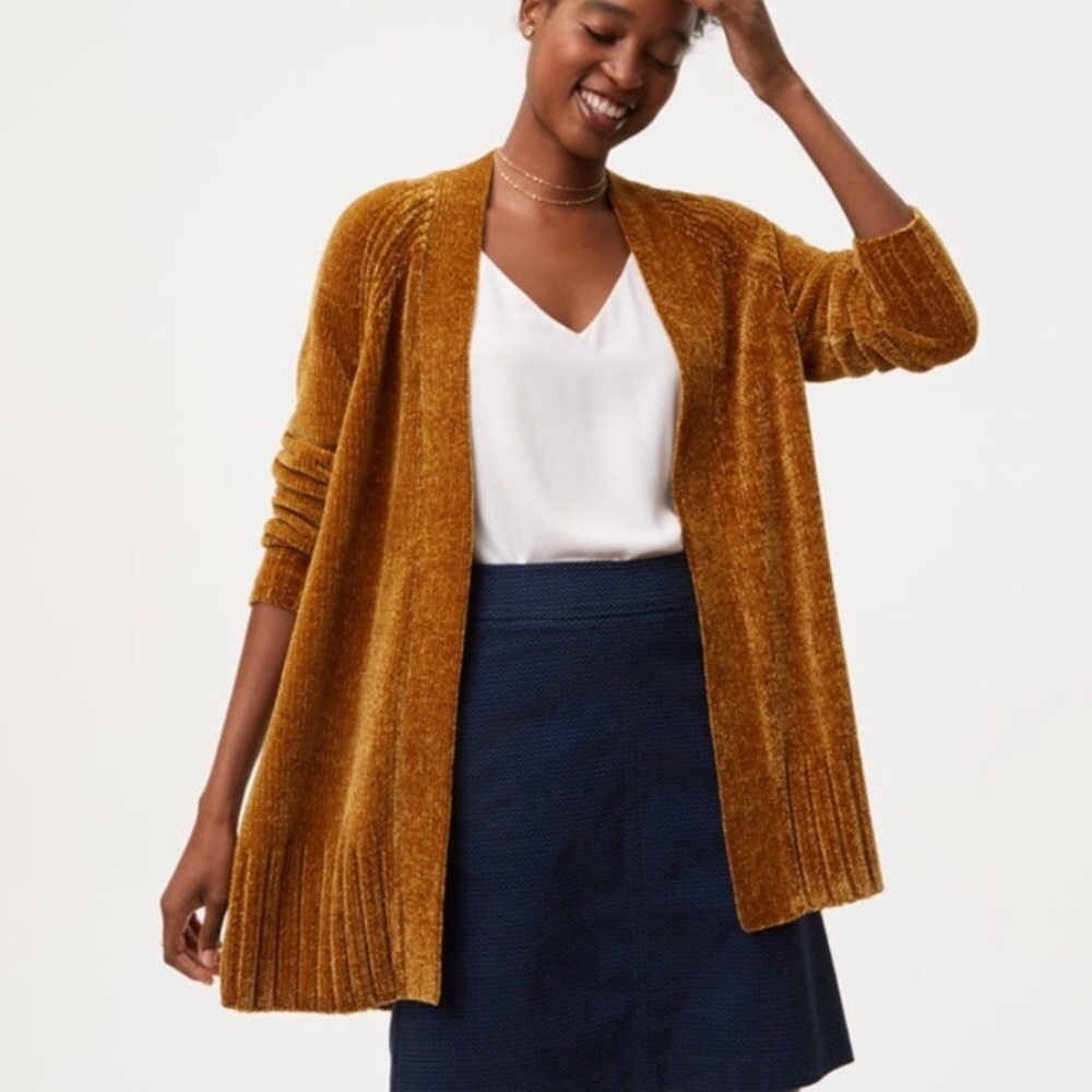 In search of: loft chenille cardigan