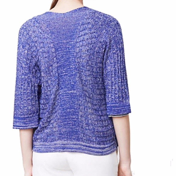 ANTHROPOLOGIE Marled Kimono Cardigan Sweater {K18} - Picture 3 of 4