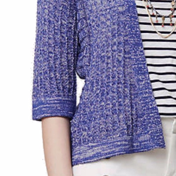 ANTHROPOLOGIE Marled Kimono Cardigan Sweater {K18} - Picture 2 of 4