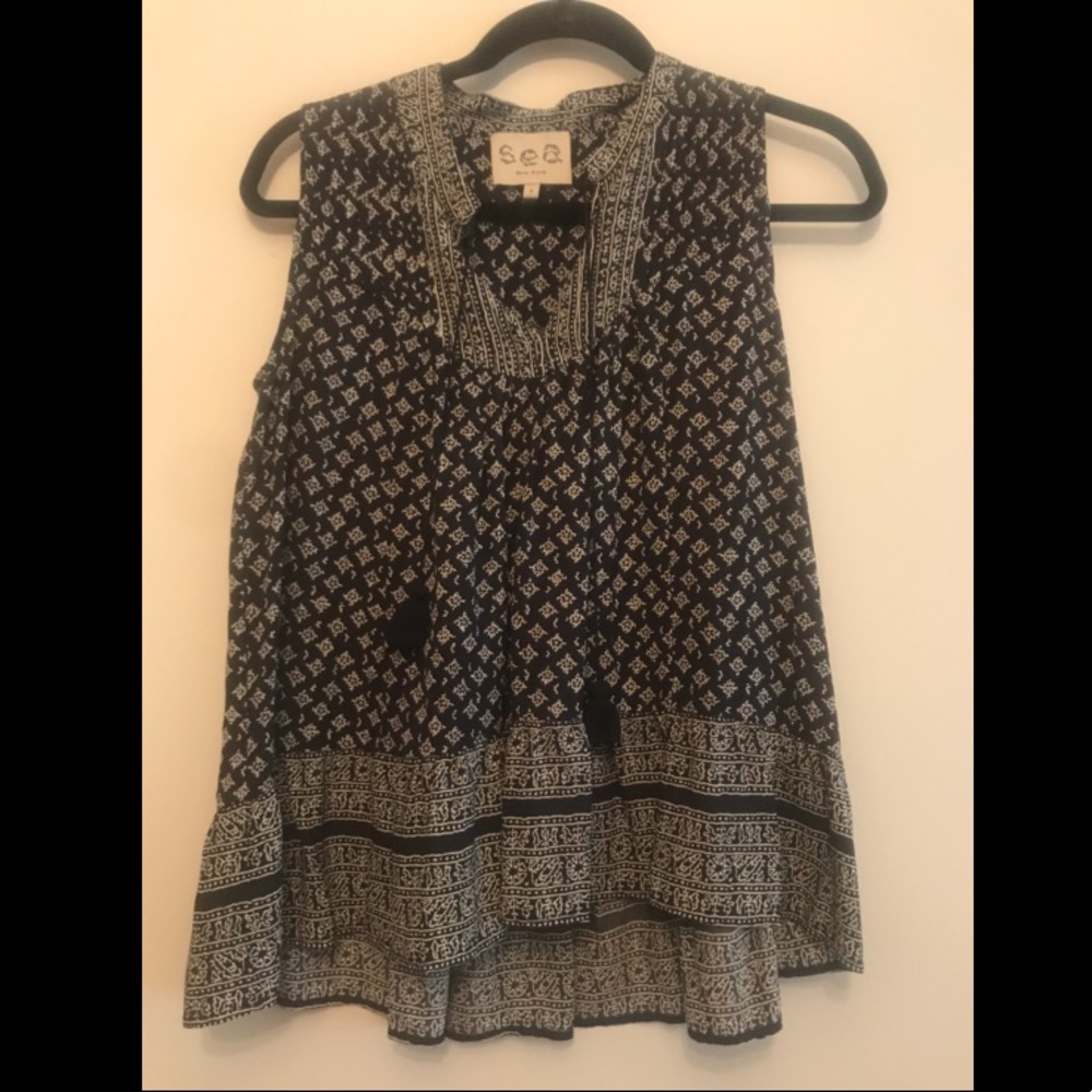 Sea New York size 2 tip with ruffle at the bottom
