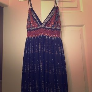 Maxi print dress