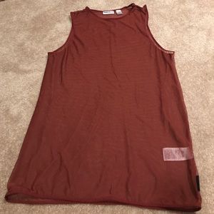 SOLD!! Reebok Dance Mesh Coverup Tank