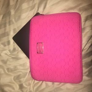 Hot pink Marc by Marc Jacobs laptop case