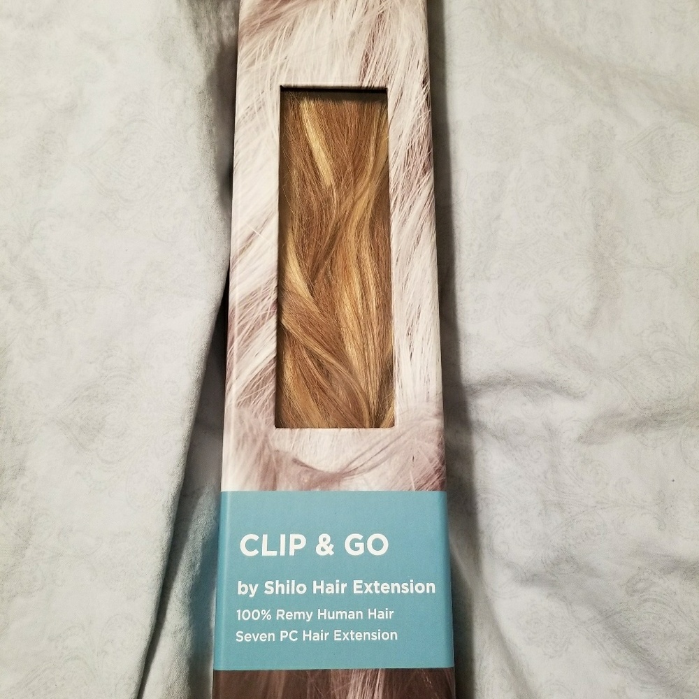 Remy human hair extensions