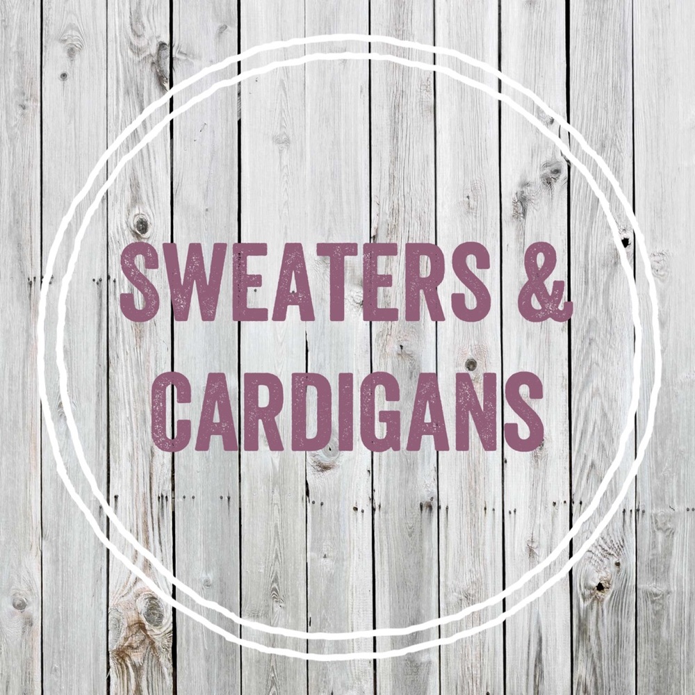 Sweaters & cardigans!