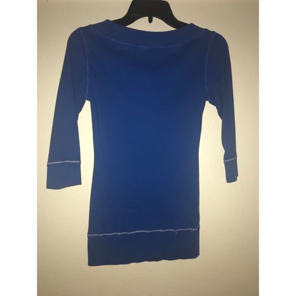 VS Half Sleeve V-neck - Royal Blue - Picture 2 of 4