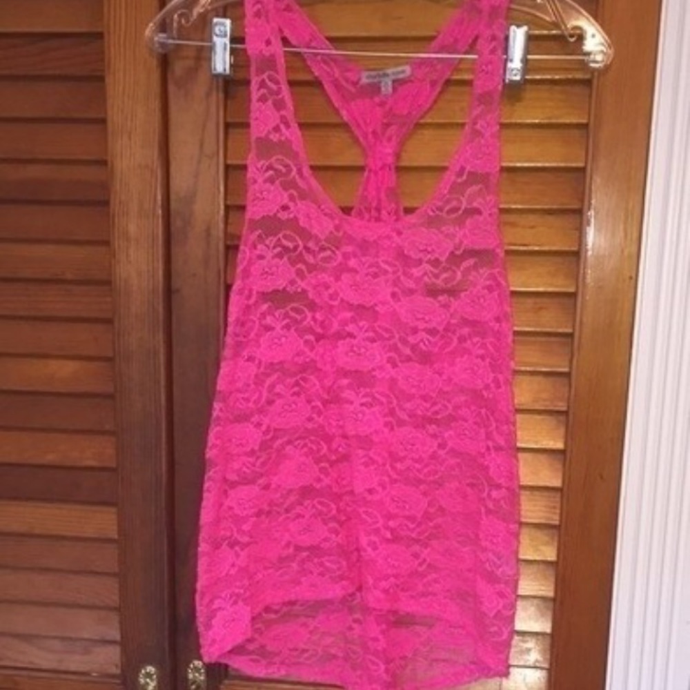 Lace tank top