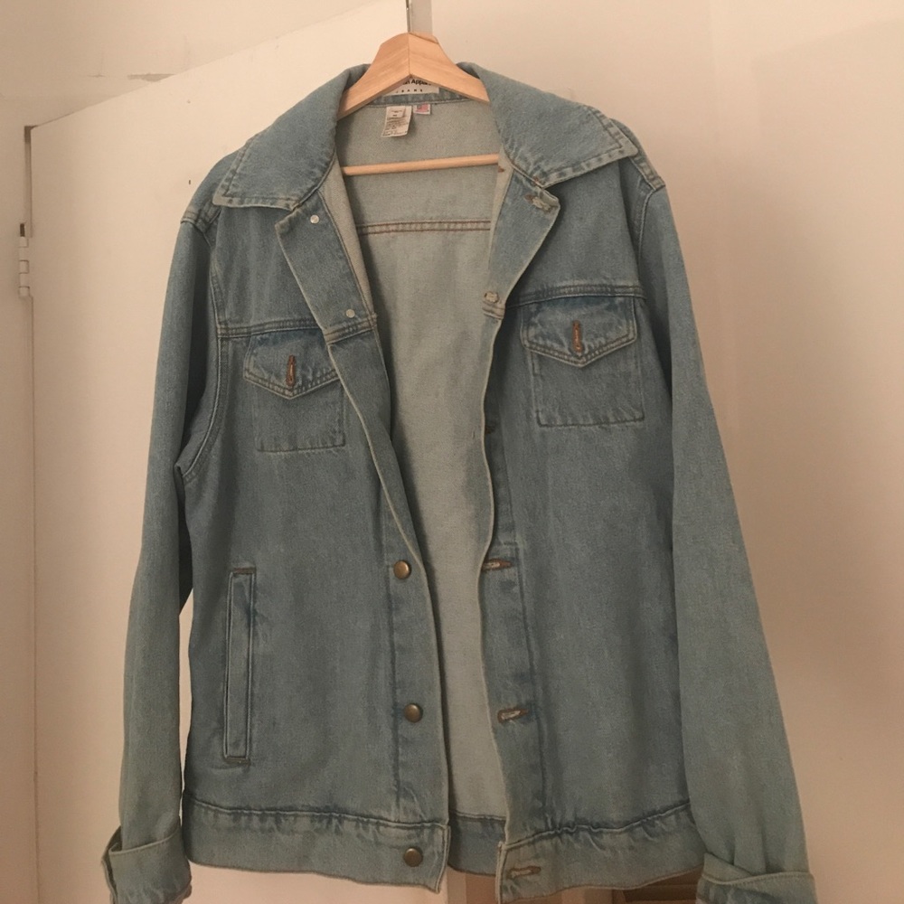 American Apparel denim jacket light wash