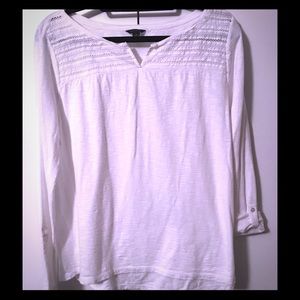 White Ann Taylor Blouse