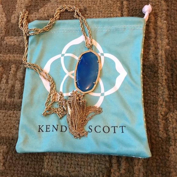Kendra Scott rayne in blue agate - Picture 1 of 2