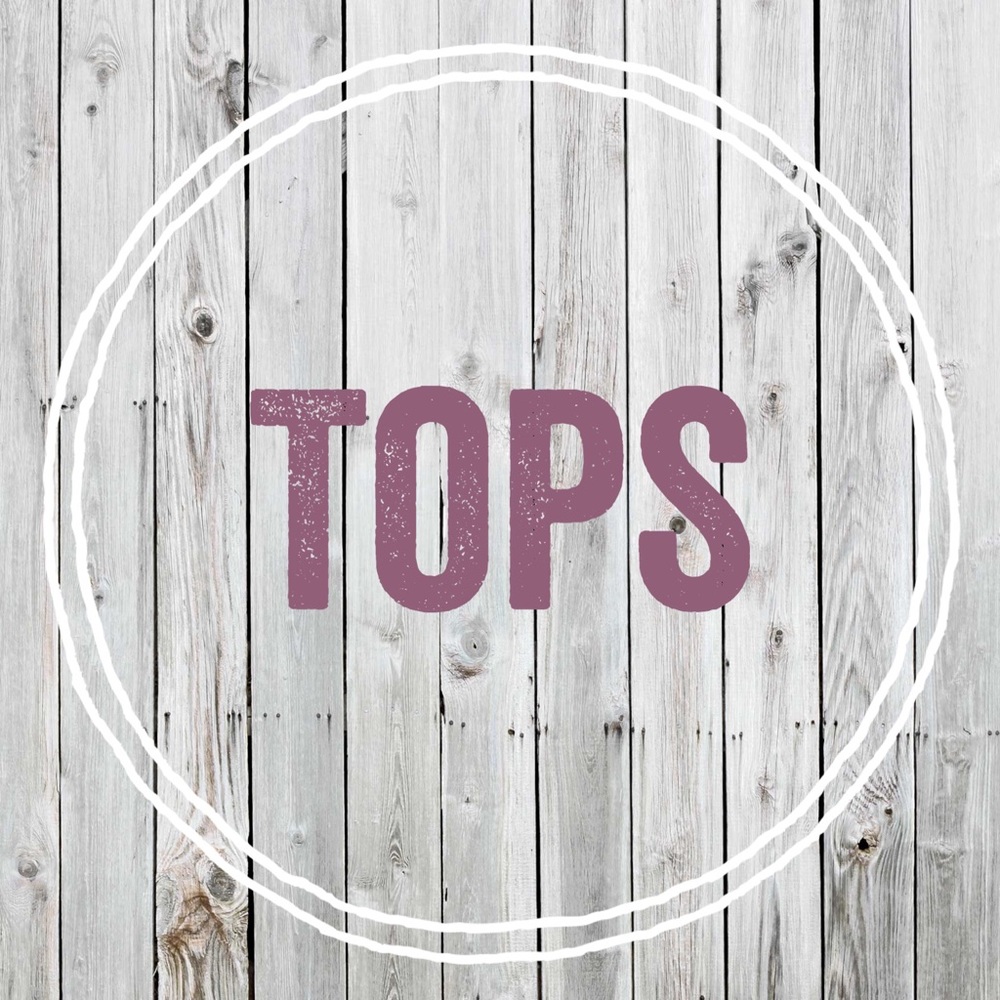 Tops, tees, tanks, etc.