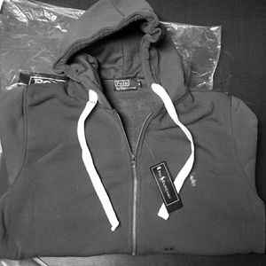 Men's polo sweat suit