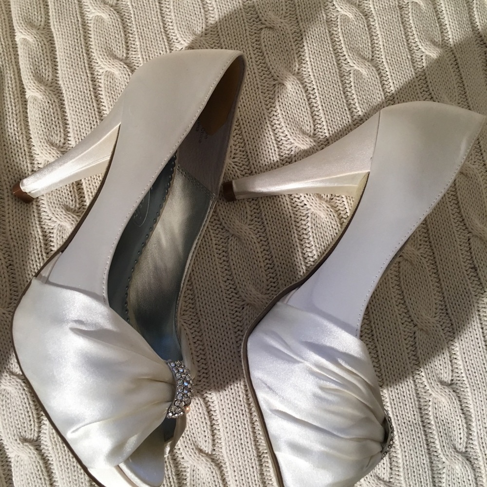 Charmeuse Peep Toe Heel