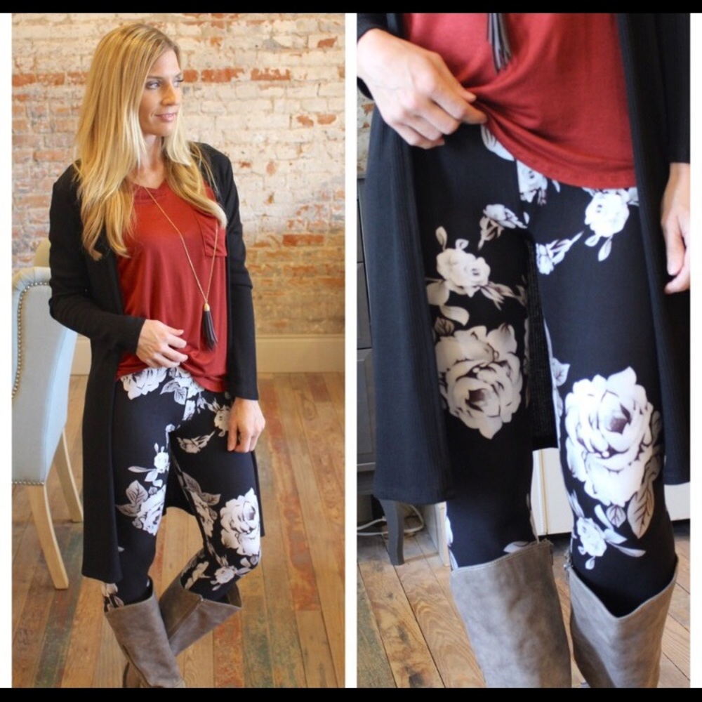 Infinity raine floral black Legging os