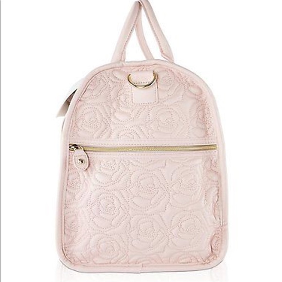 Floral Quilted Huge Bow Travel Weekender Tote - Picture 4 of 6