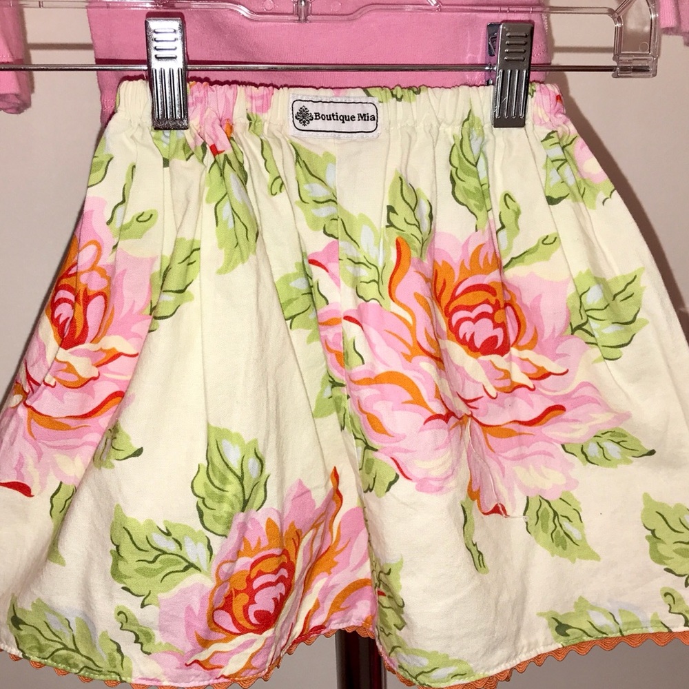 🌸 Girls 2T 3T slim 4 handmade boutique mia skirt