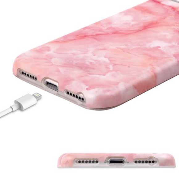 Pink Marble Case for iPhone 7 Plus/ iPhone 8 Plus - Picture 3 of 6