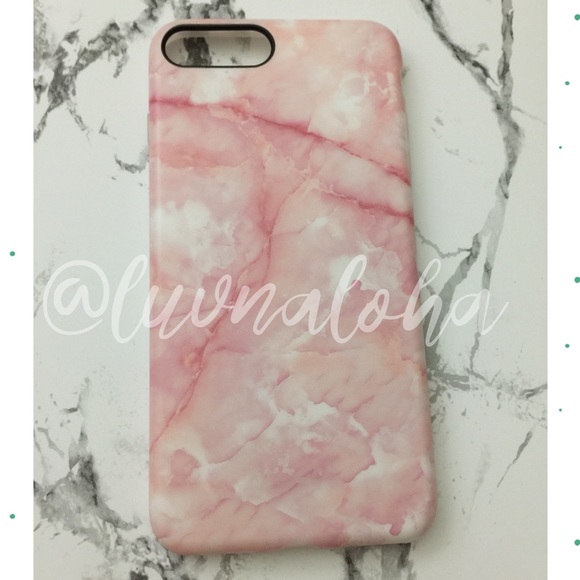Pink Marble Case for iPhone 7 Plus/ iPhone 8 Plus - Picture 4 of 6
