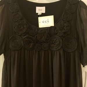 New w. Tags GORGEOUS black dress