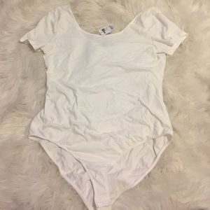 White tshirt bodysuit