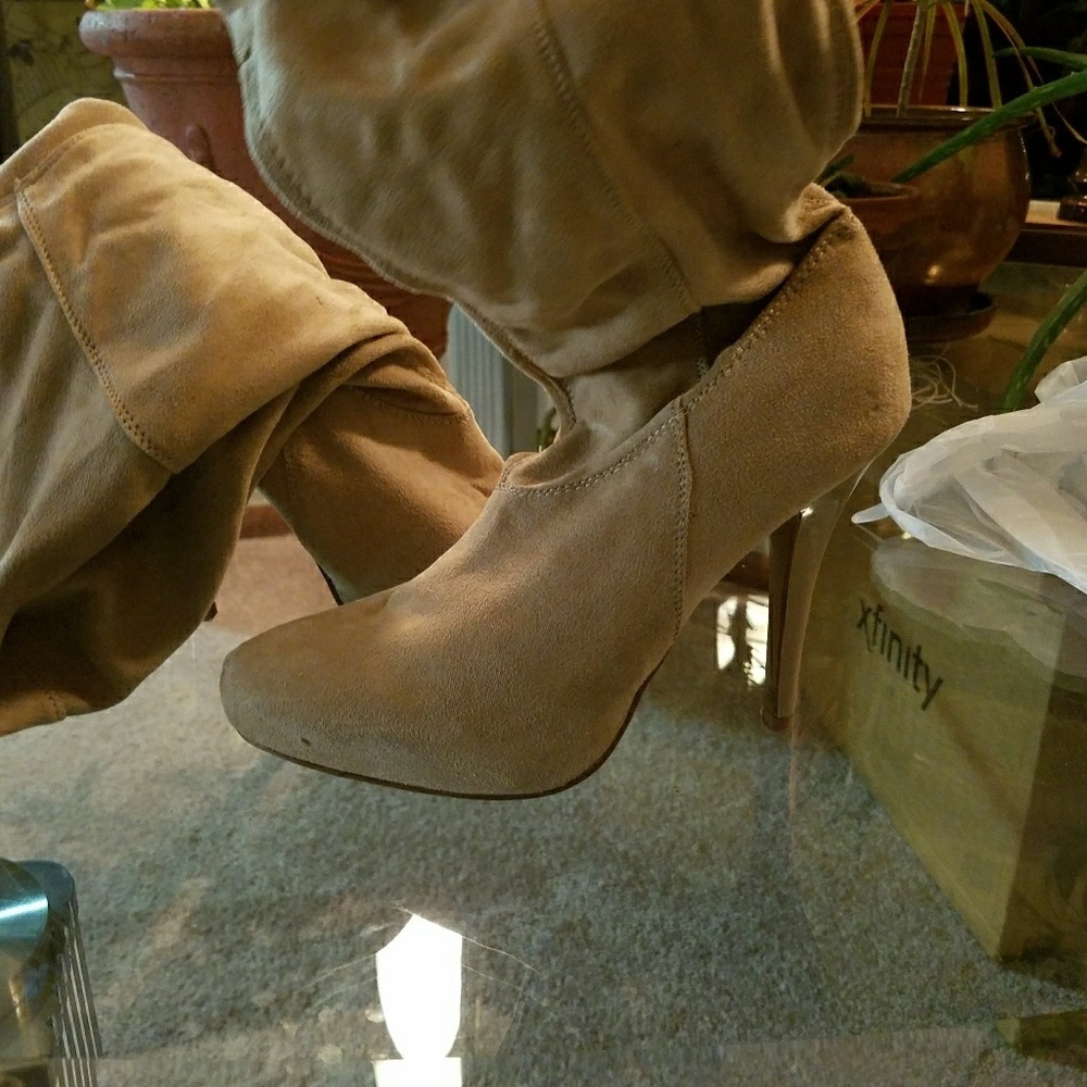 Thigh high platforms