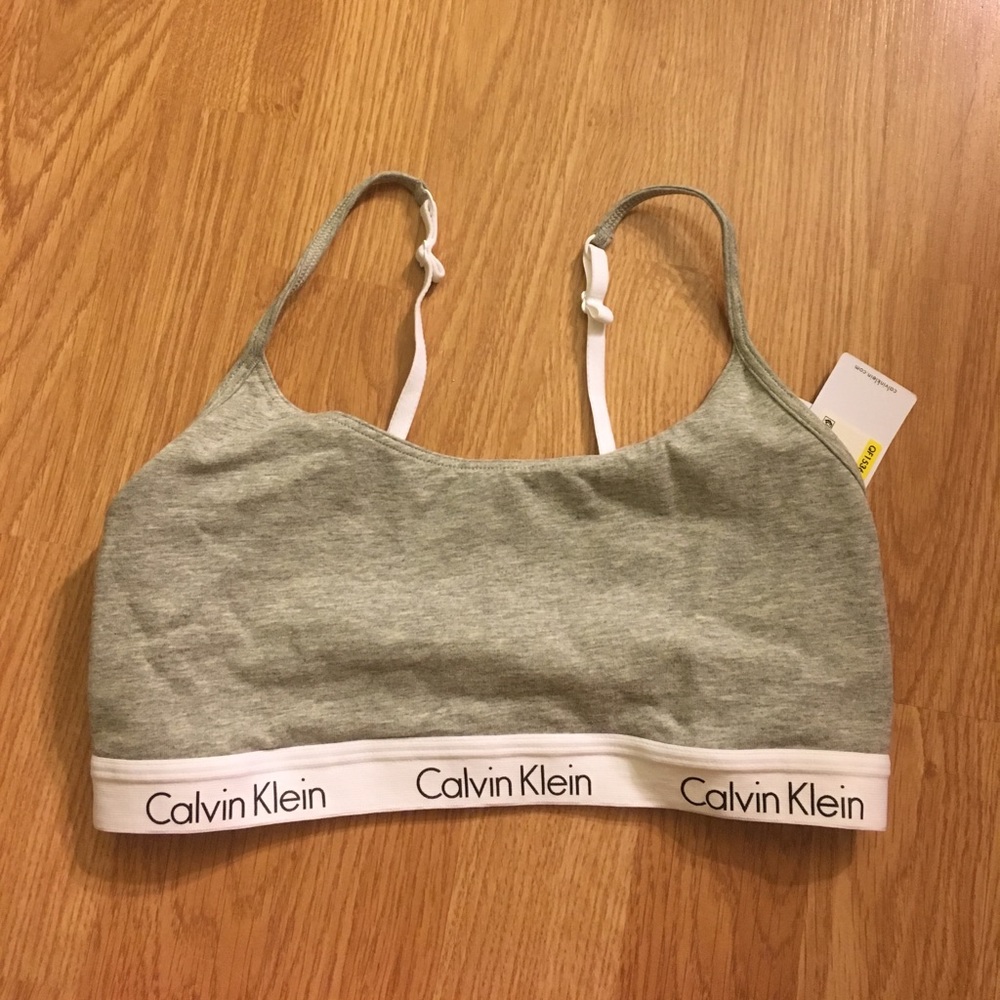 Calvin Klein gray bralette