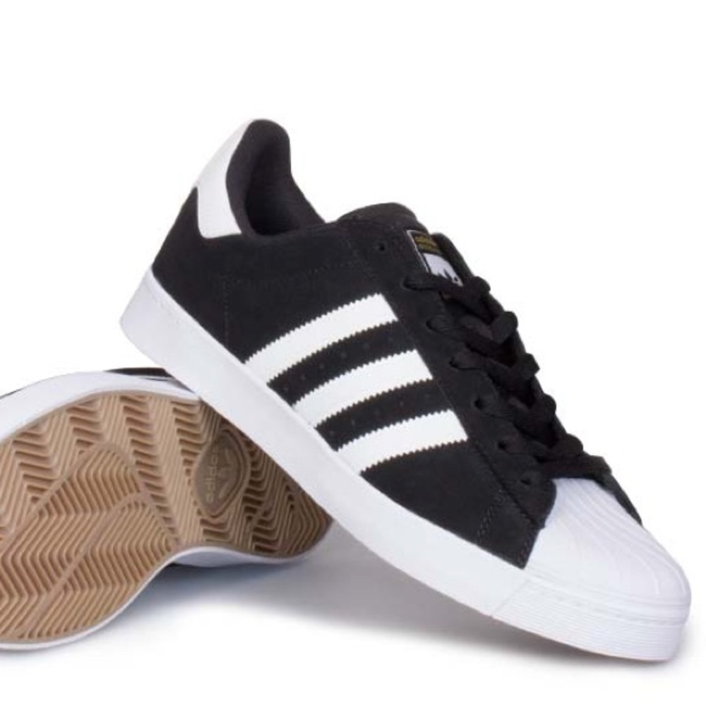 adidas Superstar Vulc ADV Black & White Shoes