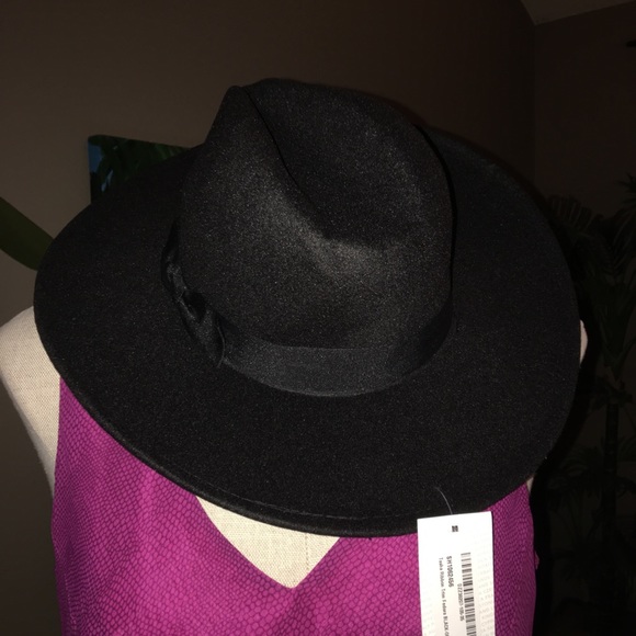 🆕 Boho Ribbon trimmed Fedora in Black - Picture 6 of 8