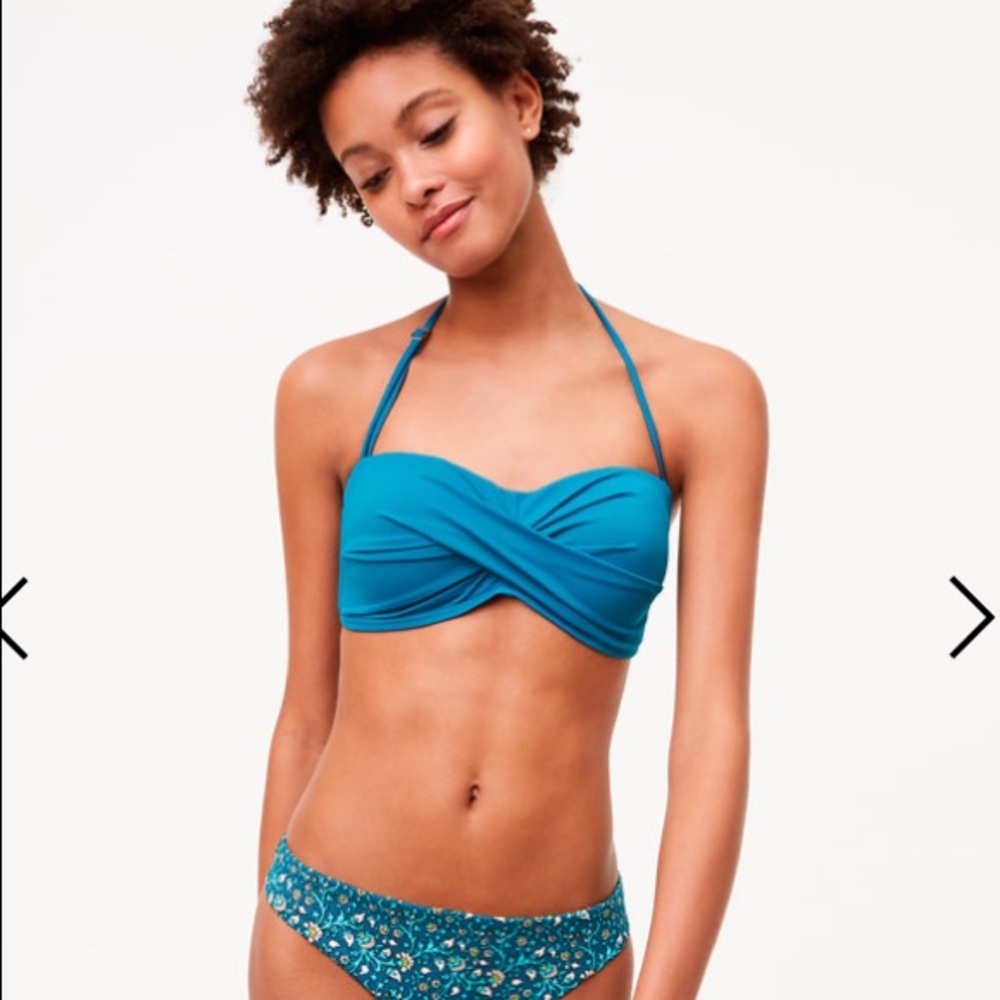 LOFT Beach Bandeau Bikini Top