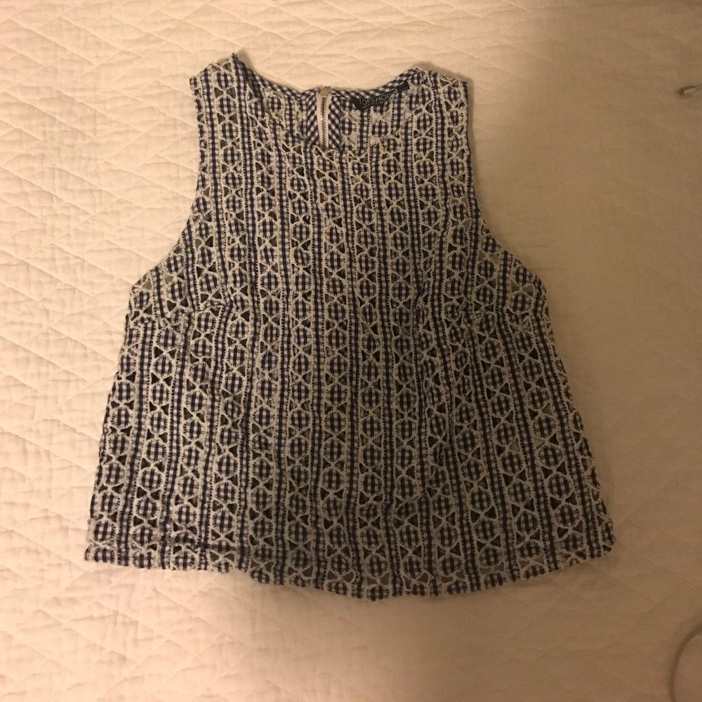 Topshop Quilted Cropped Tank