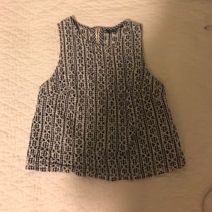 Topshop Quilted Cropped Tank