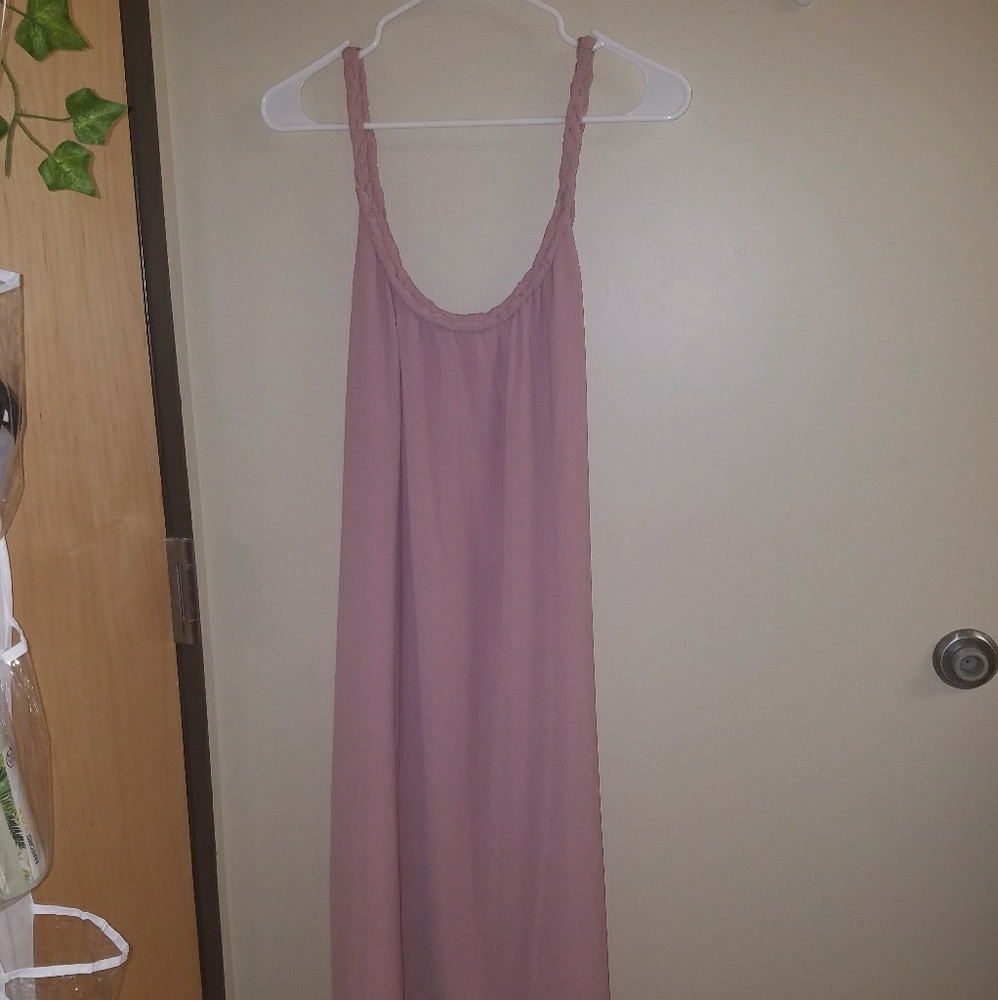 NWT long mauve Olive + Oak dress