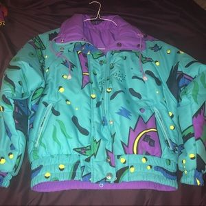 Vintage 90’s style reversible jacket