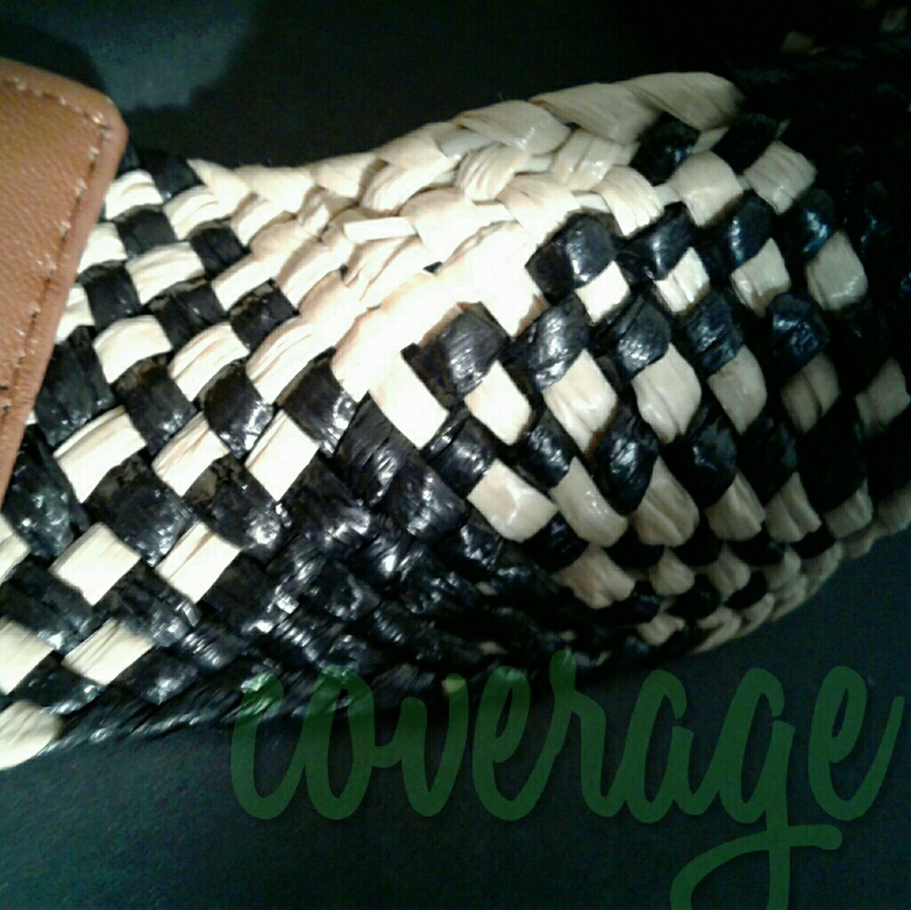 Boho leather belt