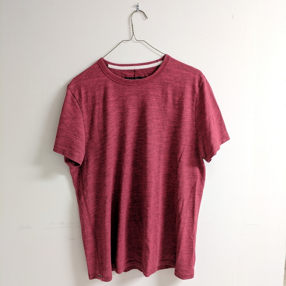 rag & bone Dark Red Slim Tshirt Size XL