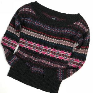 American Eagle wool fair isle sweater SMALL