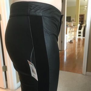 Women's Black Leather Pants (BB DAKOTA) - SIZE 6