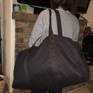 Vintage Gucci Duffel Bag 2 piece