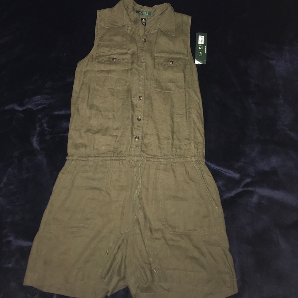Olive Green Romper